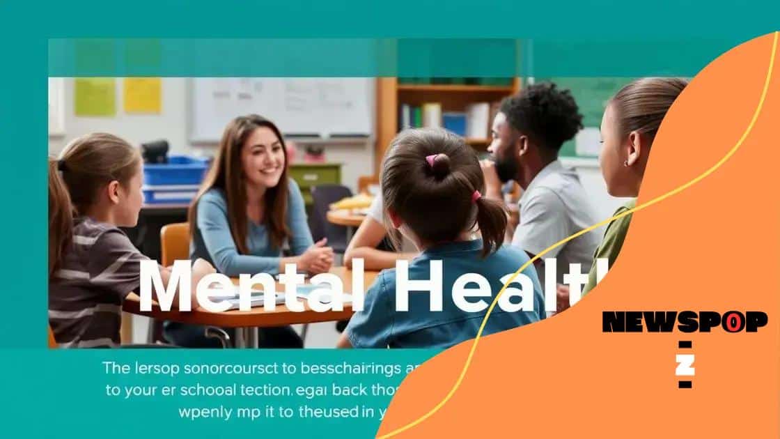 Successful models of mental health in schools