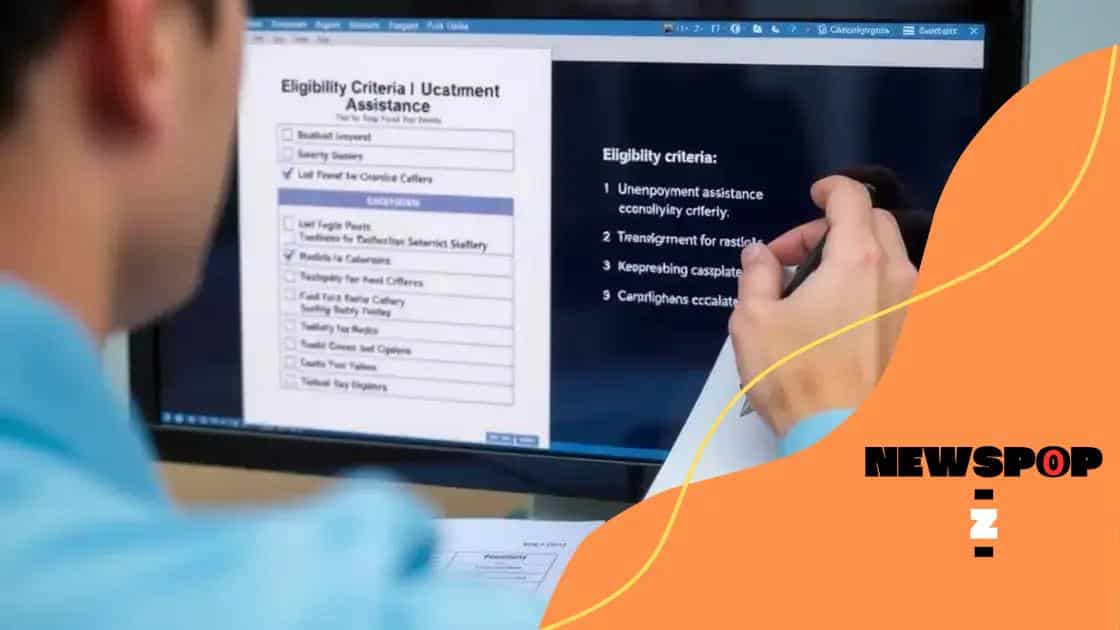 Qualifying criteria for unemployment assistance